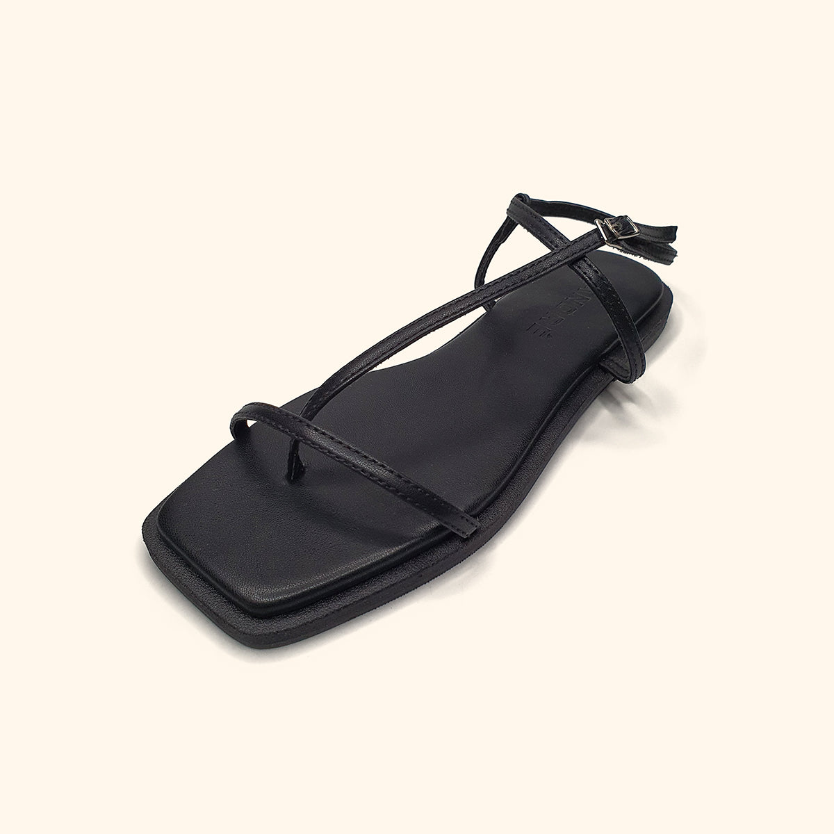 black flat sandals for women panoramic